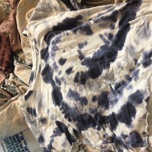 Blue and white Hollister Shirt